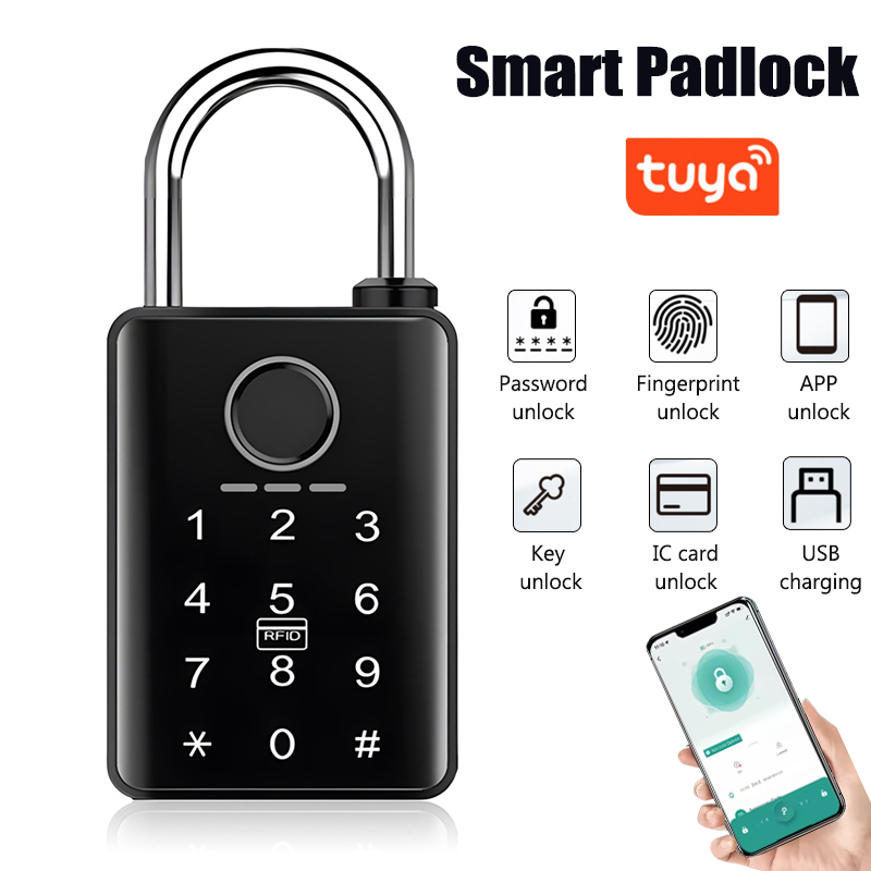 Smart Home Door Lock - Умный дверной замок Tuya, навесной замок