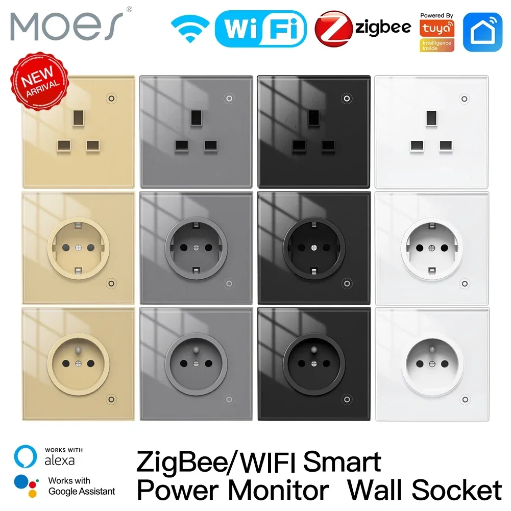 Smart Home News - Moes ZigBee Настенная розетка WIFI Умная