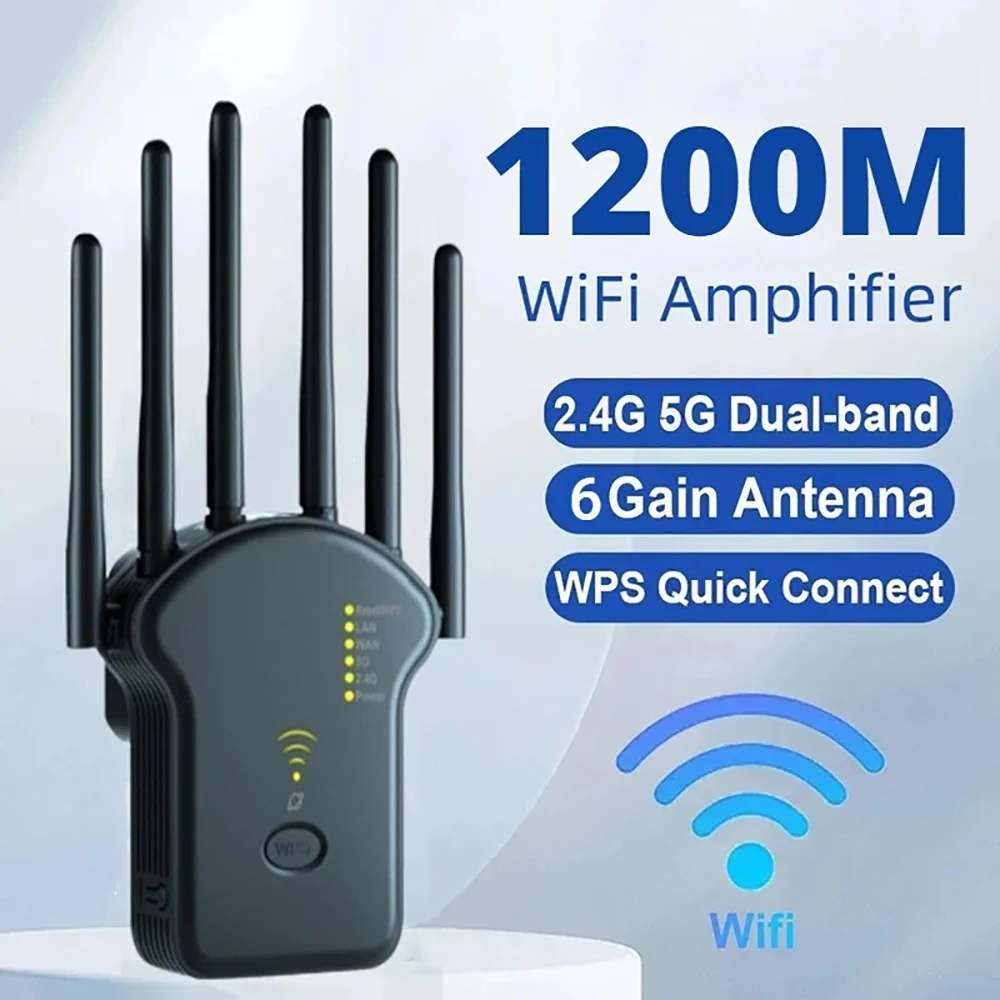 Smart Home Router - Wi-Fi повторитель беспроводной маршрутизатор 1200 Мбит/с