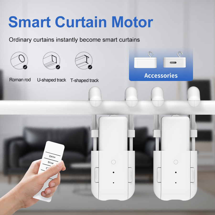 Smart Curtain Robot - Умный механизм открывания штор для дома,