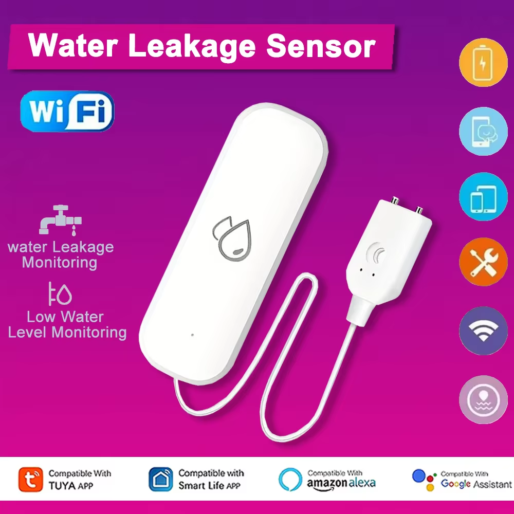Smart Home News - Датчик утечки воды Tuya WiFi, умный