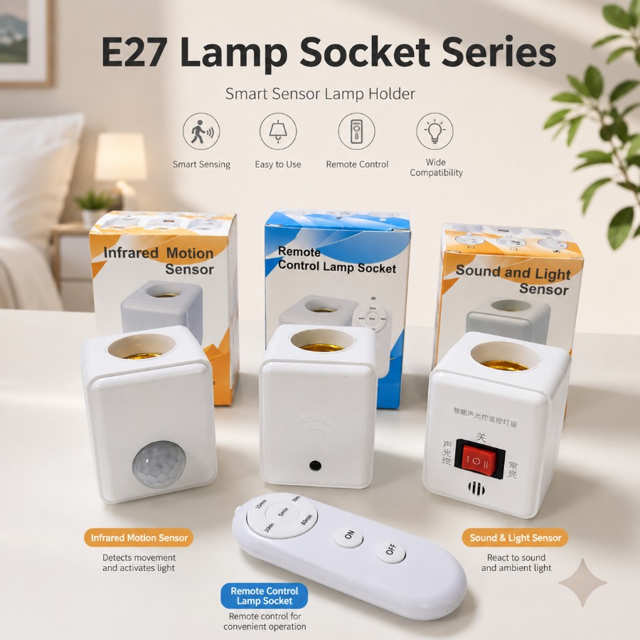 Pir Motion Sensor - Переходник-адаптер для светодиодной лампы с датчиком