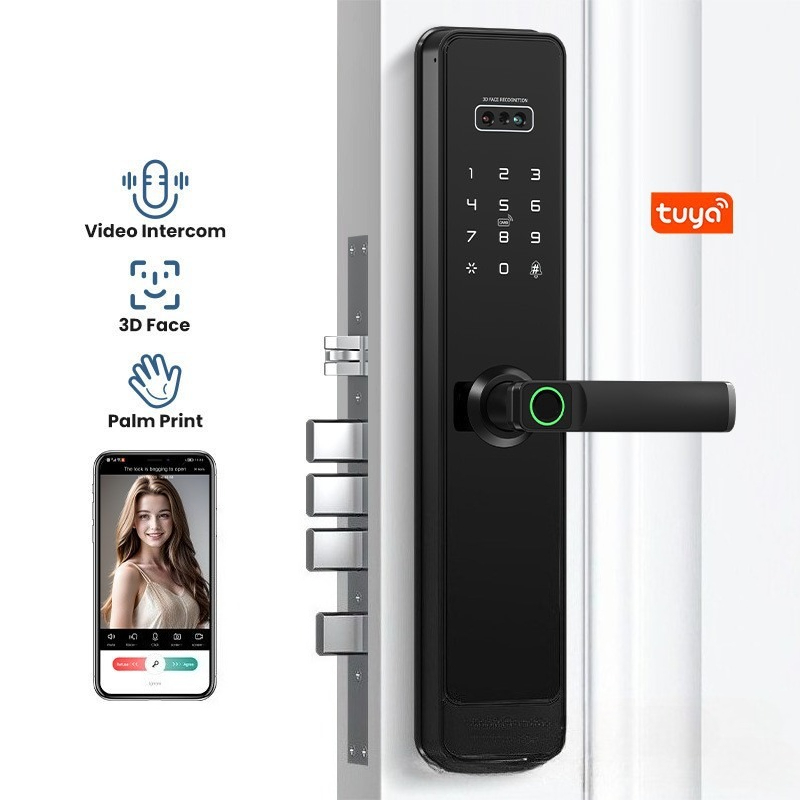 Smart Home Door Lock - EGFirtor Полуавтоматический умный замок Tuya с