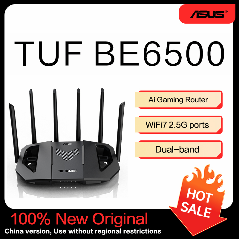 Smart Home Router - ASUS WiFi7 TUF GAMING BE6500 Игровой