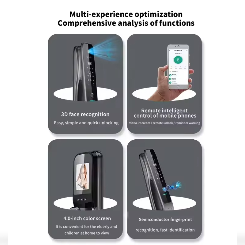 Умный дверной замок HX5 с 3D-р – обзор и цена Smart Home Door Lock