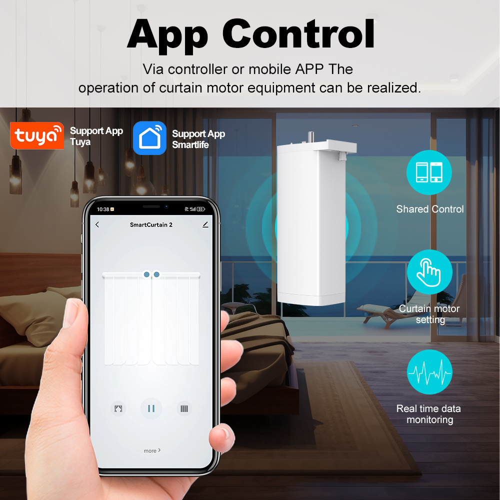 Умный электропривод для штор S – обзор и цена Smart Curtain Robot