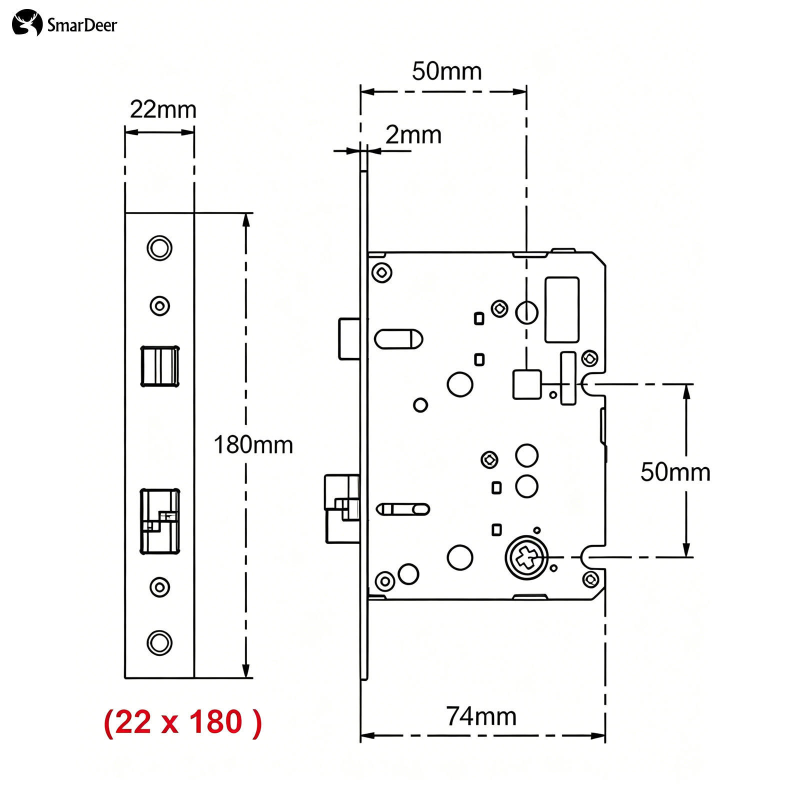 Адаптивный электронный корпус  – обзор и цена Smart Home Door Lock
