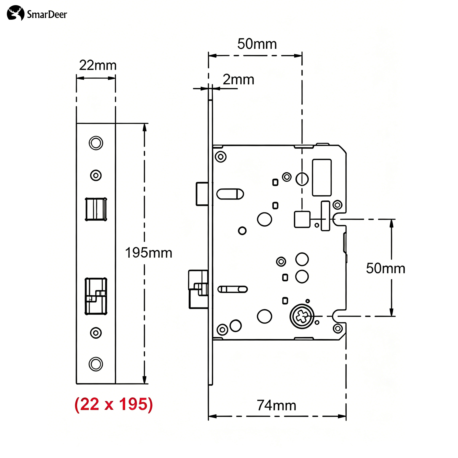 Адаптивный электронный корпус  – обзор и цена Smart Home Door Lock