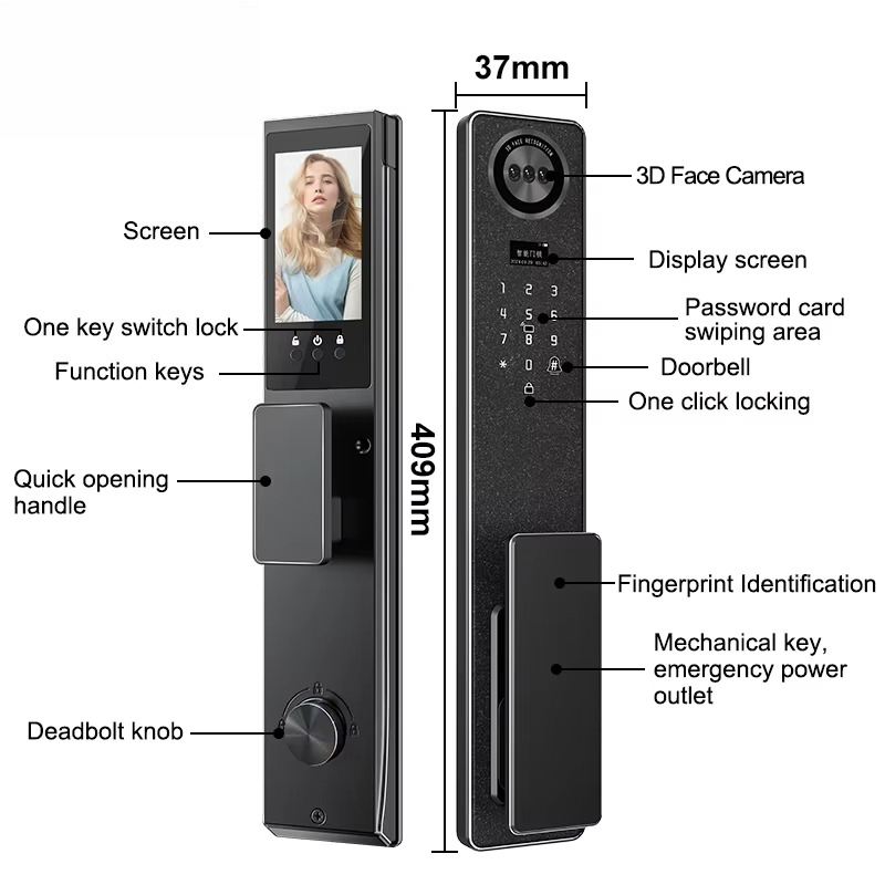 Умный дверной замок Tuya с Wi- – обзор и цена Smart Home Door Lock