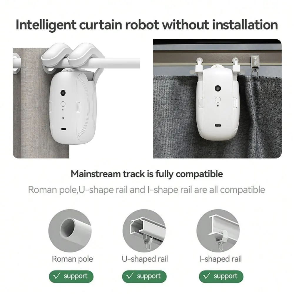 Умный Bluetooth-робот для штор – обзор и цена Smart Curtain Robot
