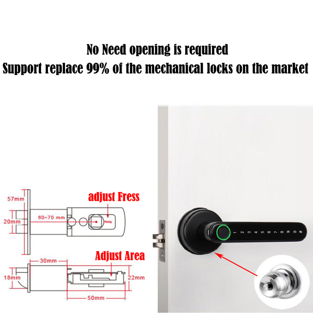 TTLock Smart Bluetooth Замок о – обзор и цена Smart Home Door Lock