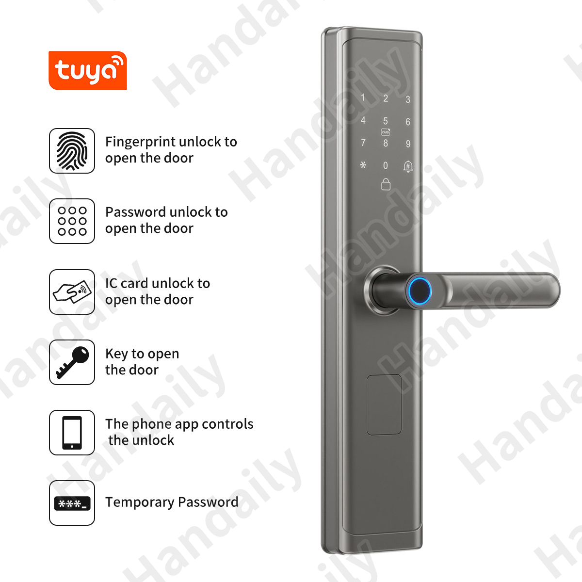 Умный цифровой замок Tuya Wifi – обзор и цена Smart Home Door Lock