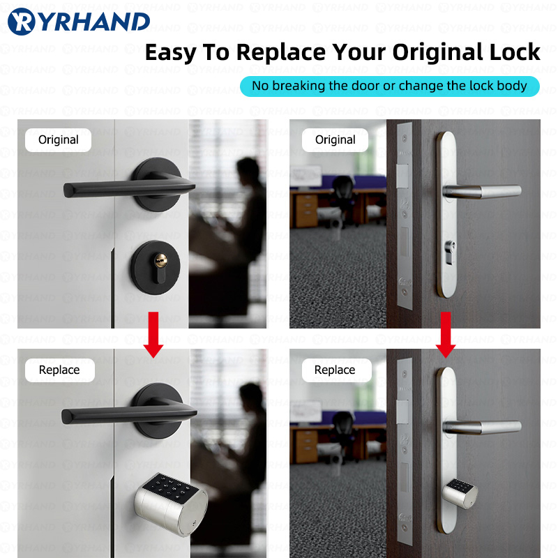 Умный евроцилиндрический дверн – обзор и цена Smart Home Door Lock