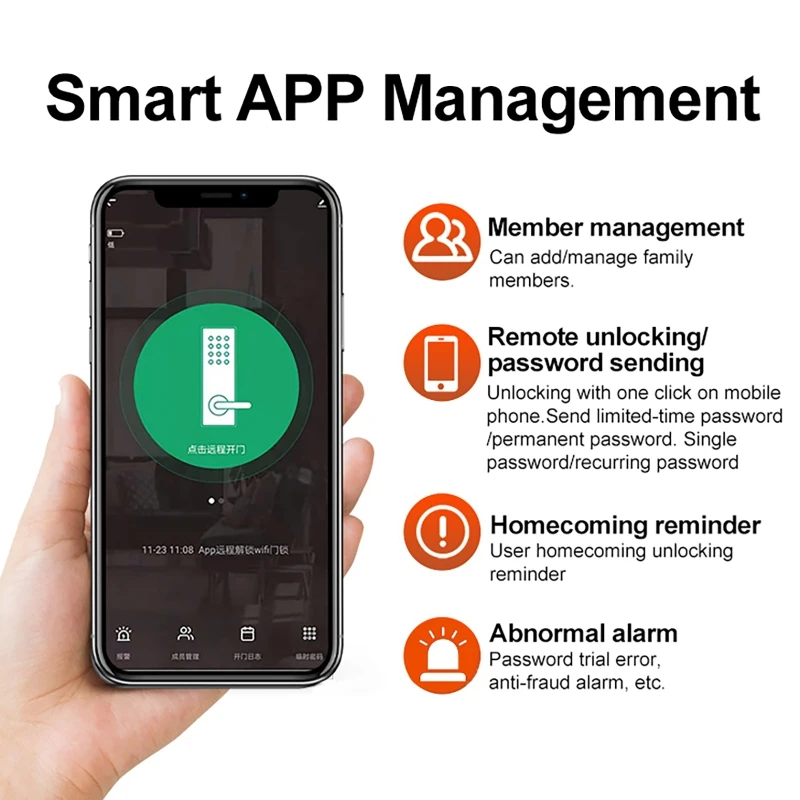 Умный замок-защелка с Wi-Fi уп – обзор и цена Smart Home Door Lock