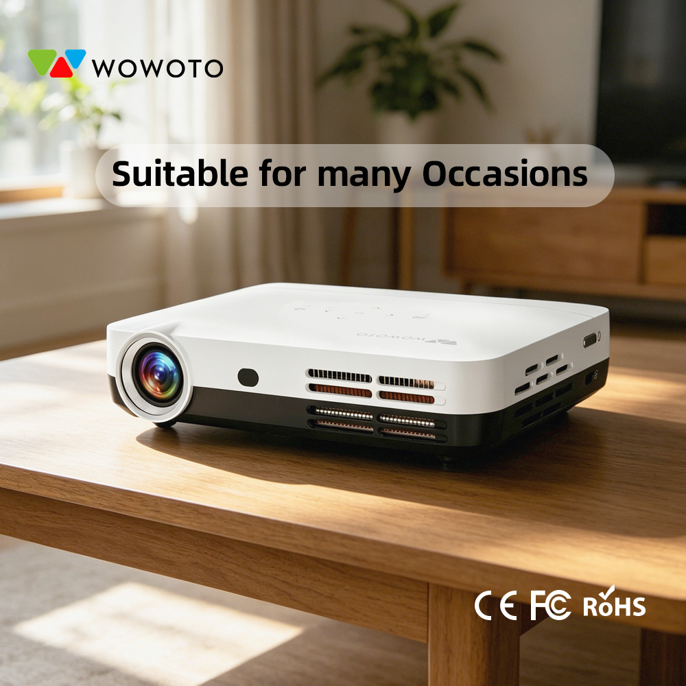 Портативный мини-проектор WOWO – обзор и цена Smart Home Theater