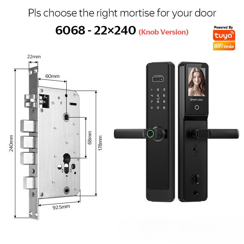 EGFirtor Полуавтоматический ум – обзор и цена Smart Home Door Lock