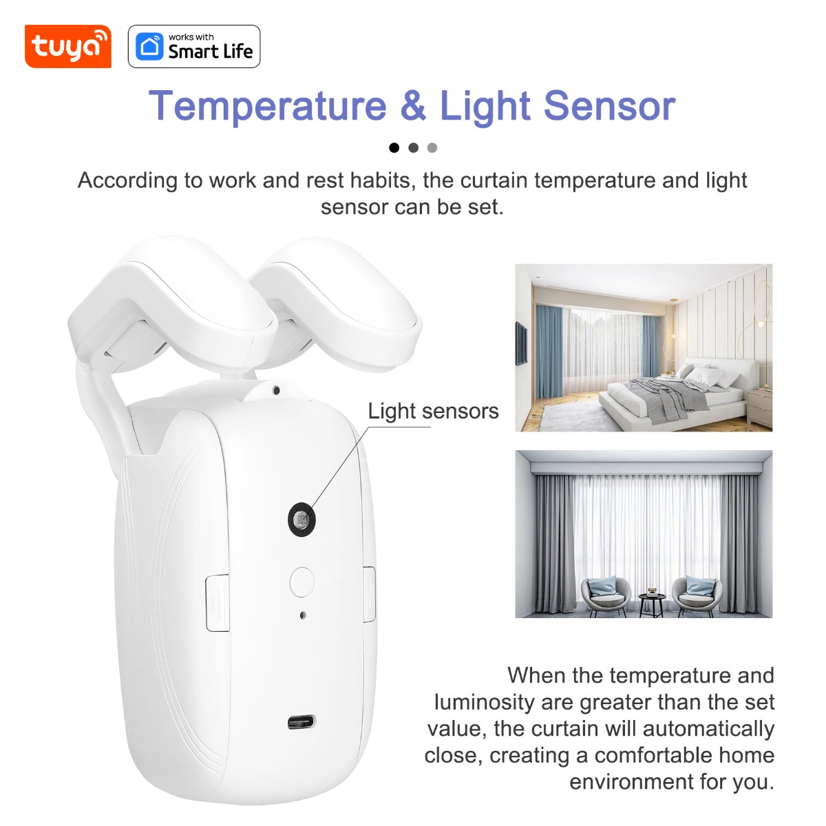 Умный робот для штор Tuya (для – обзор и цена Smart Curtain Robot