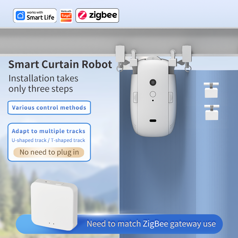 Умный робот-драйвер для штор Z – обзор и цена Smart Curtain Robot