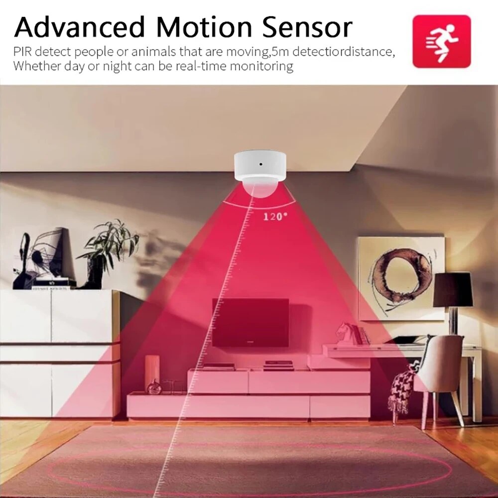 Zigbee Mini PIR датчик движени – обзор и цена Pir Motion Sensor