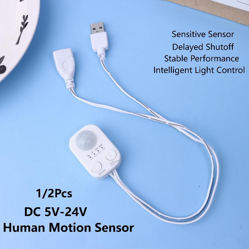 1 шт. DC 5 В-24 В USB PIR датч – обзор и цена Pir Motion Sensor